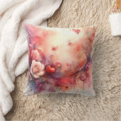 抽象芸術ハートバラ装飾用クッション クッション (ブランケット)