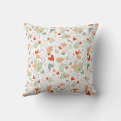 抽象芸術ハートパターン クッション (裏面)