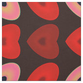 抽象芸術ハートパターン ファブリック (見本)