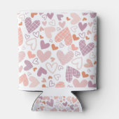 抽象芸術ハートパターン 缶クーラー (裏面)