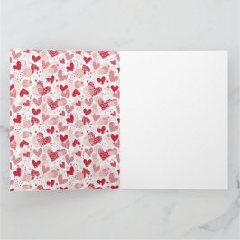 抽象芸術ハート柄包装紙媒体ギフト カード