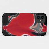 抽象芸術ハート火災 Case-Mate iPhoneケース (裏面(横))