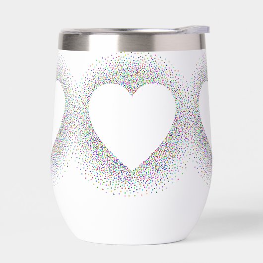 抽象芸術ハート (左面)