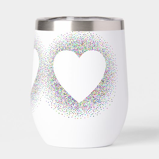 抽象芸術ハート (背面)