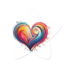 抽象芸術ハート