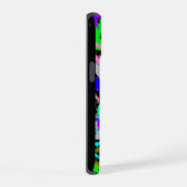 抽象芸術ハートiPhone 15ケース iPhone 15ケース (右側面)