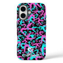 抽象芸術ハートiPhone 16ケース