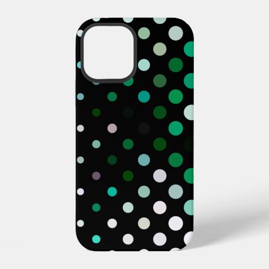 抽象芸術ハーフトーンの背景パターン幾何共有 iPhoneケース (裏面)