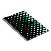 抽象芸術ハーフトーンの背景パターン。幾何学的co ノートブック (右側)