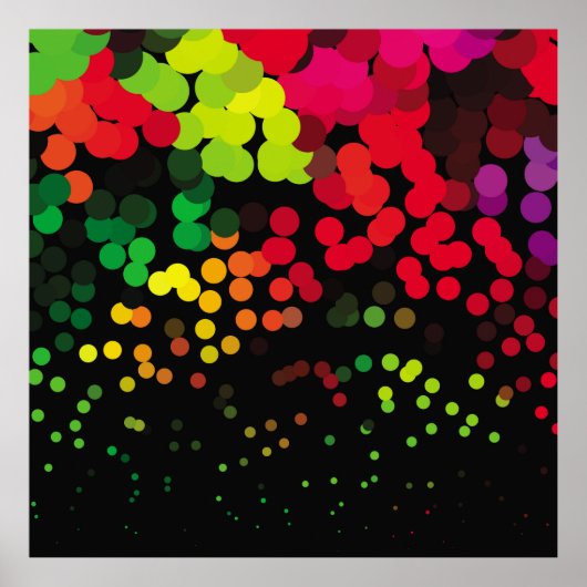 抽象芸術ハーフトーンの背景パターン。幾何学的co ポスター (正面)