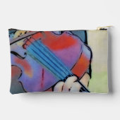 抽象芸術バイオリン小包袋 アクセサリーポーチ (裏面)