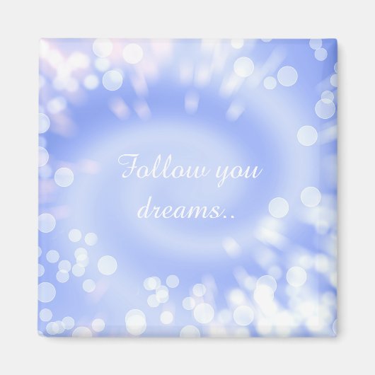 抽象芸術バイオレット《写真》ぼけ味らせん状テクスチャ マグネット (正面)