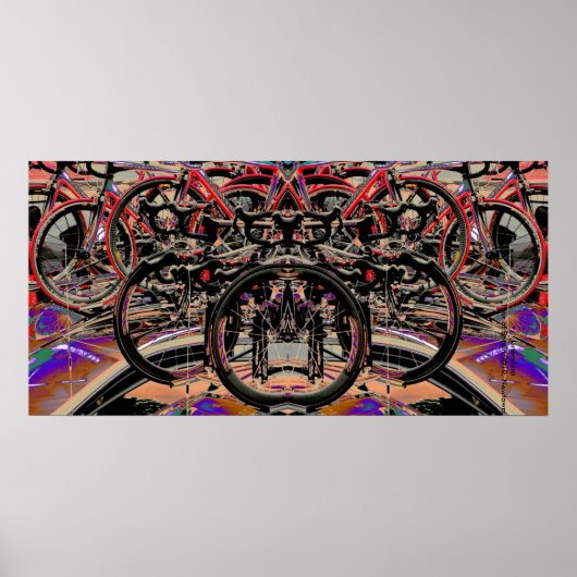抽象芸術バイク(2010年イギリスツアー) ポスター (正面)