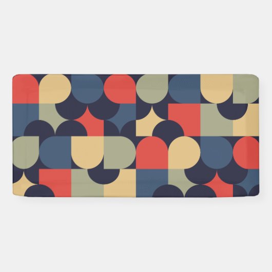 抽象芸術バウハウススタイル 横断幕 (横)