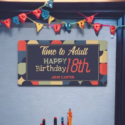 抽象芸術バウハウススタイル 横断幕