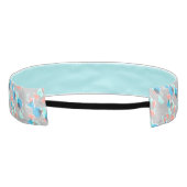 抽象芸術バウハウスハーフモダンランポップ・アートのズアートパターン アスレチックヘッドバンド (裏面)