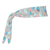 抽象芸術バウハウスハーフモダンランポップ・アートのズアートパターン タイヘッドバンド (回転270)