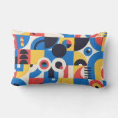 抽象芸術バウハウス装飾用クッション/クッション ランバークッション (裏面)