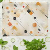 抽象芸術バウハウス キッチンタオル (折り畳み)