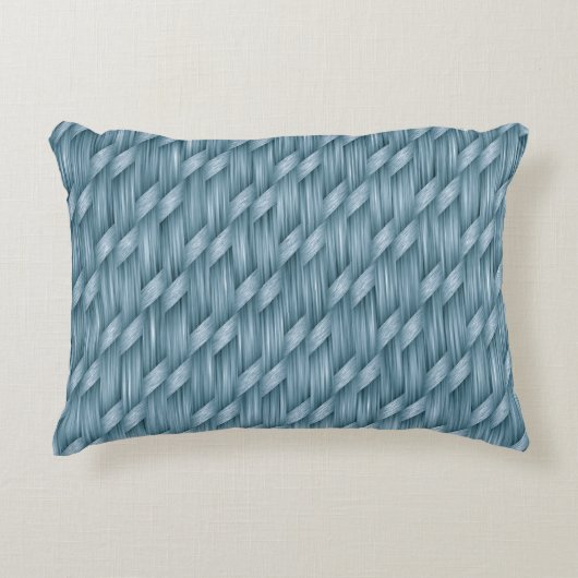 抽象芸術バスケット織りパターン | アクセントクッション (正面)
