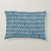 抽象芸術バスケット織りパターン | アクセントクッション (裏面)