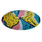 抽象芸術バタフライアート カッティングボード (角)