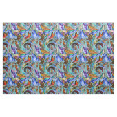 抽象芸術バタフライウイングリピート ファブリック (ファットクウォーター)