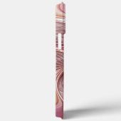 抽象芸術バタフライカラフルフラクタルアートモノグラム Case-Mate iPhoneケース (裏面 / 右)