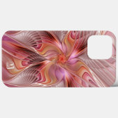 抽象芸術バタフライカラフルフラクタルアートモノグラム Case-Mate iPhoneケース (裏面 (横))