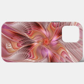 抽象芸術バタフライカラフルフラクタルアートモノグラム Case-Mate iPhoneケース (裏面 (横))