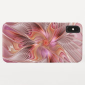 抽象芸術バタフライカラフルフラクタルアートモノグラム Case-Mate iPhoneケース (裏面(横))