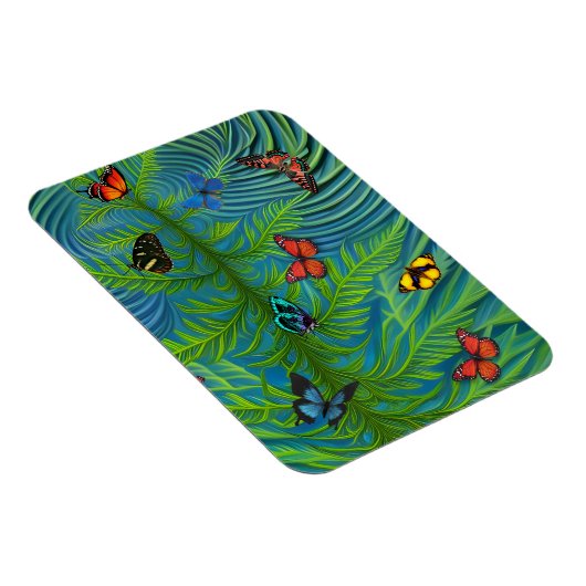 抽象芸術バタフライドリームガーデン マグネット (右側)