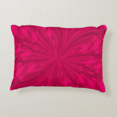 抽象芸術バタフライラズベリーアクセント枕 アクセントクッション (裏面)