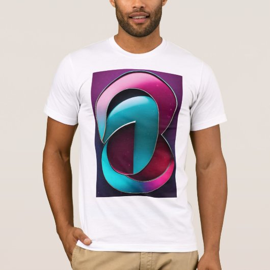 抽象芸術バックカーブロゴTシャツデザイン- Sophisti Tシャツ (正面)