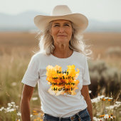 抽象芸術バックグラウンドでの自分の体についてのジョーク Tシャツ