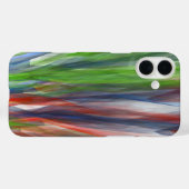 抽象芸術バックグラウンドとカラフル結晶 Case-Mate iPhoneケース (裏面 (横))
