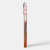 抽象芸術バックグラウンドとカラフル結晶 Case-Mate iPhoneケース (裏面 / 左)