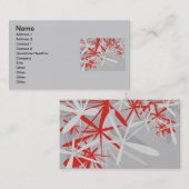 抽象芸術バックグラウンド名刺 名刺 (正面/裏面)