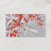 抽象芸術バックグラウンド名刺 名刺 (裏面)