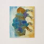 抽象芸術バッファローパズル ジグソーパズル (縦)