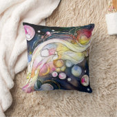 抽象芸術バブル クッション (ブランケット)