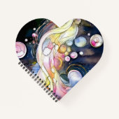 抽象芸術バブル ノートブック (正面)