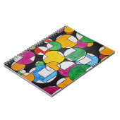 抽象芸術バブル ノートブック (左側)