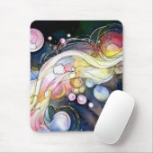 抽象芸術バブル マウスパッド (マウス)