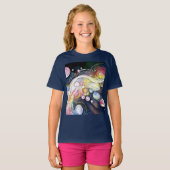 抽象芸術バブル Tシャツ (正面フル)