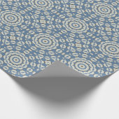 抽象芸術バラと蝶ポスター ラッピングペーパー (角)