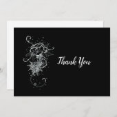 抽象芸術バラタトゥー サンキューカード (正面/裏面)