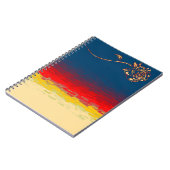 抽象芸術バラノート ノートブック (左側)