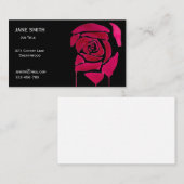 抽象芸術バラモダンゴシックフローラカスタマイズ 名刺 (正面/裏面)