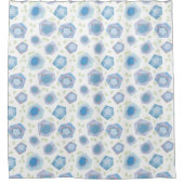 抽象芸術バラ模様シャワーカーテン シャワーカーテン (正面)